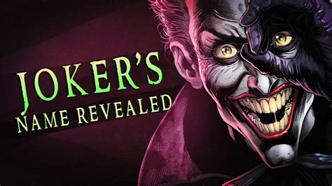 joker's real name|the joker nicknames.